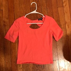 3/$30- Coral 1/2 Sleeve Shirt